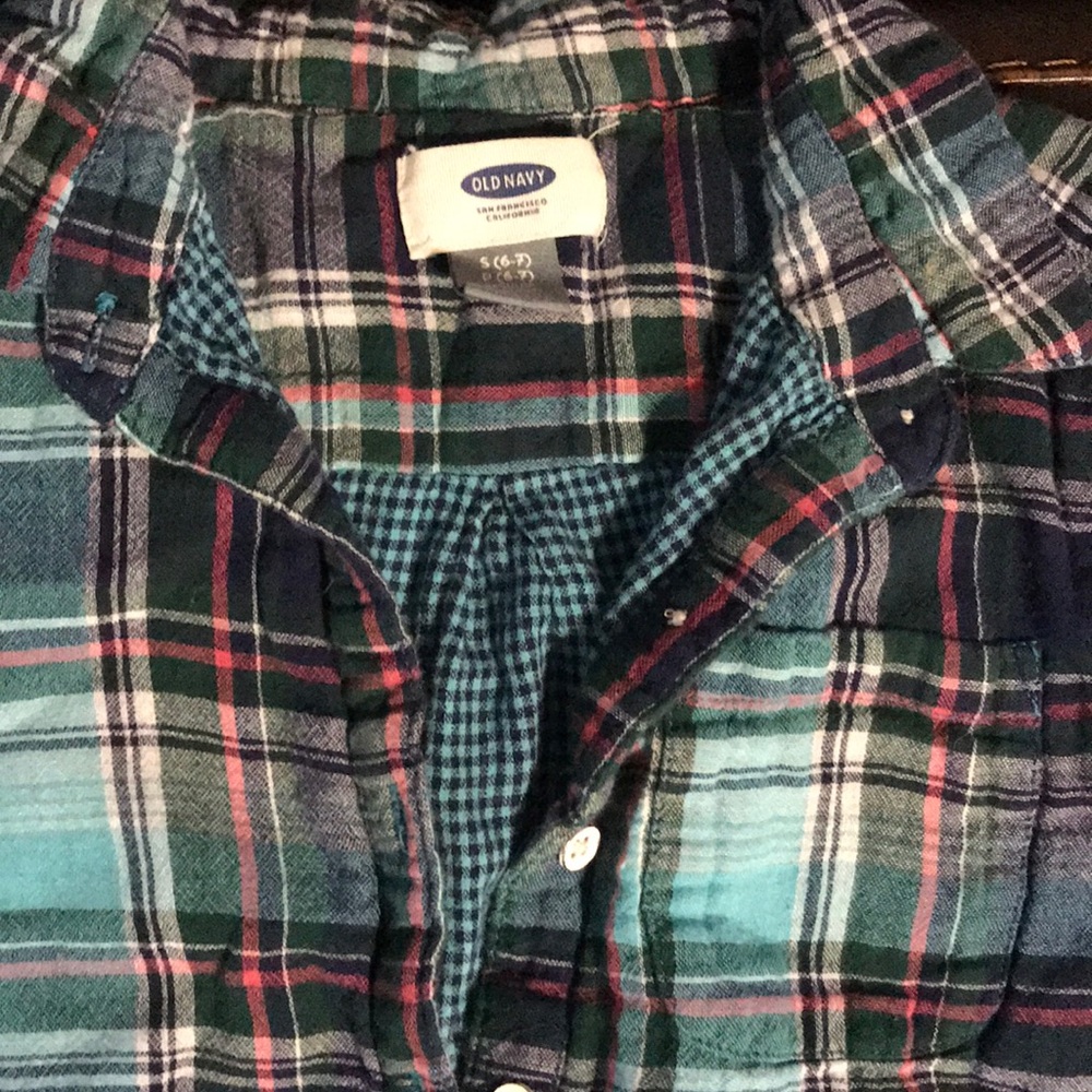 Old navy plaid dress - Picture 2 of 2
